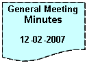 Flowchart: Document: General Meeting Minutes12-02-2007
